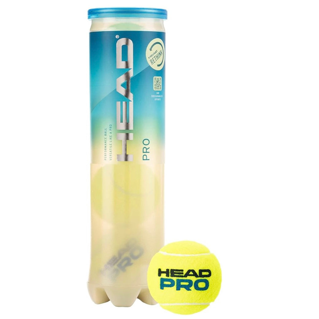 Head Pro Tennis Balls 4B (4 balls per can)