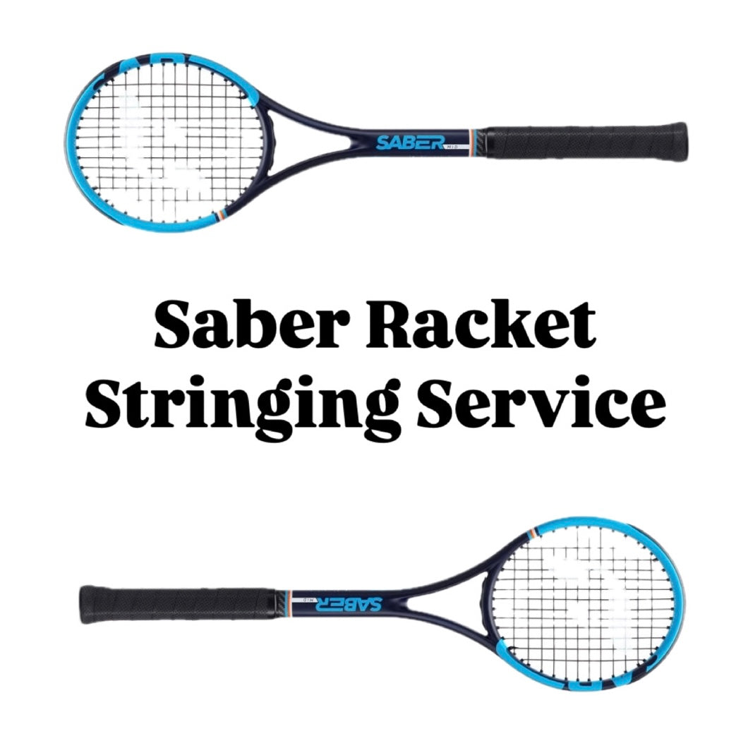 Saber Racket Stringing Service