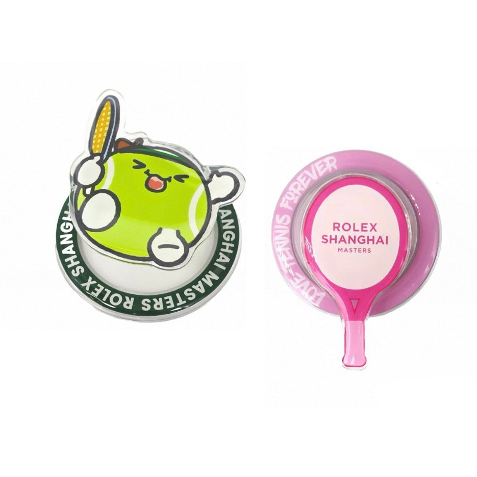 Rolex Shanghai Masters Phone Grip Tok (Green / Pink)