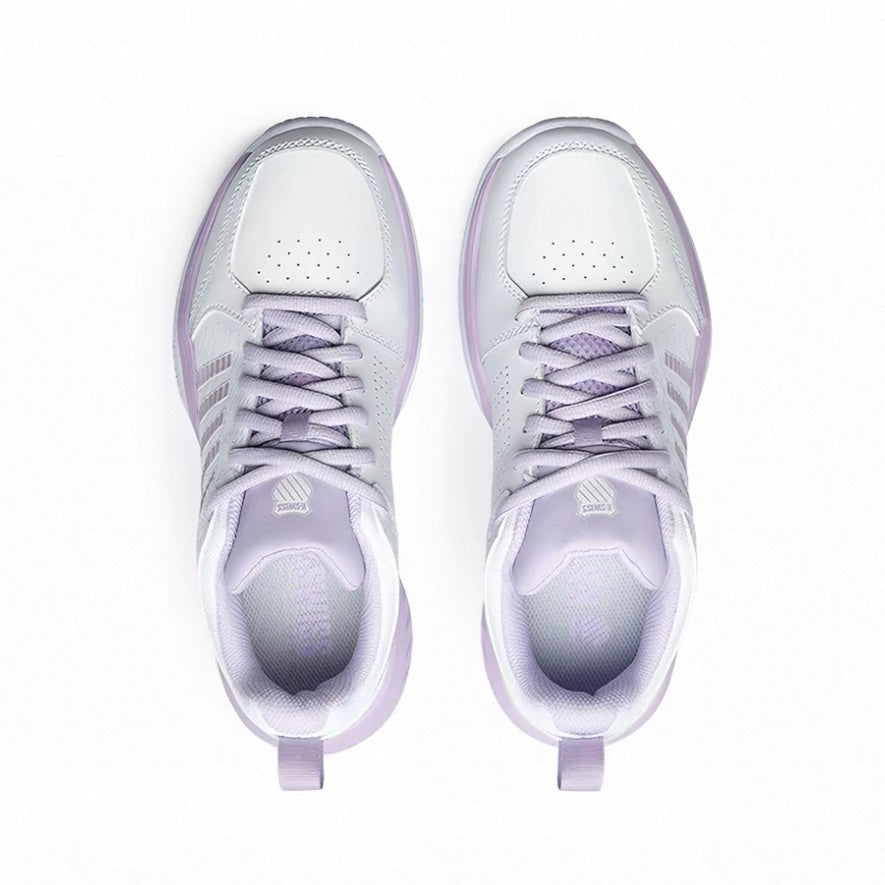 K-Swiss Court Express 2 Women’s Tennis Shoes (White-Purple)