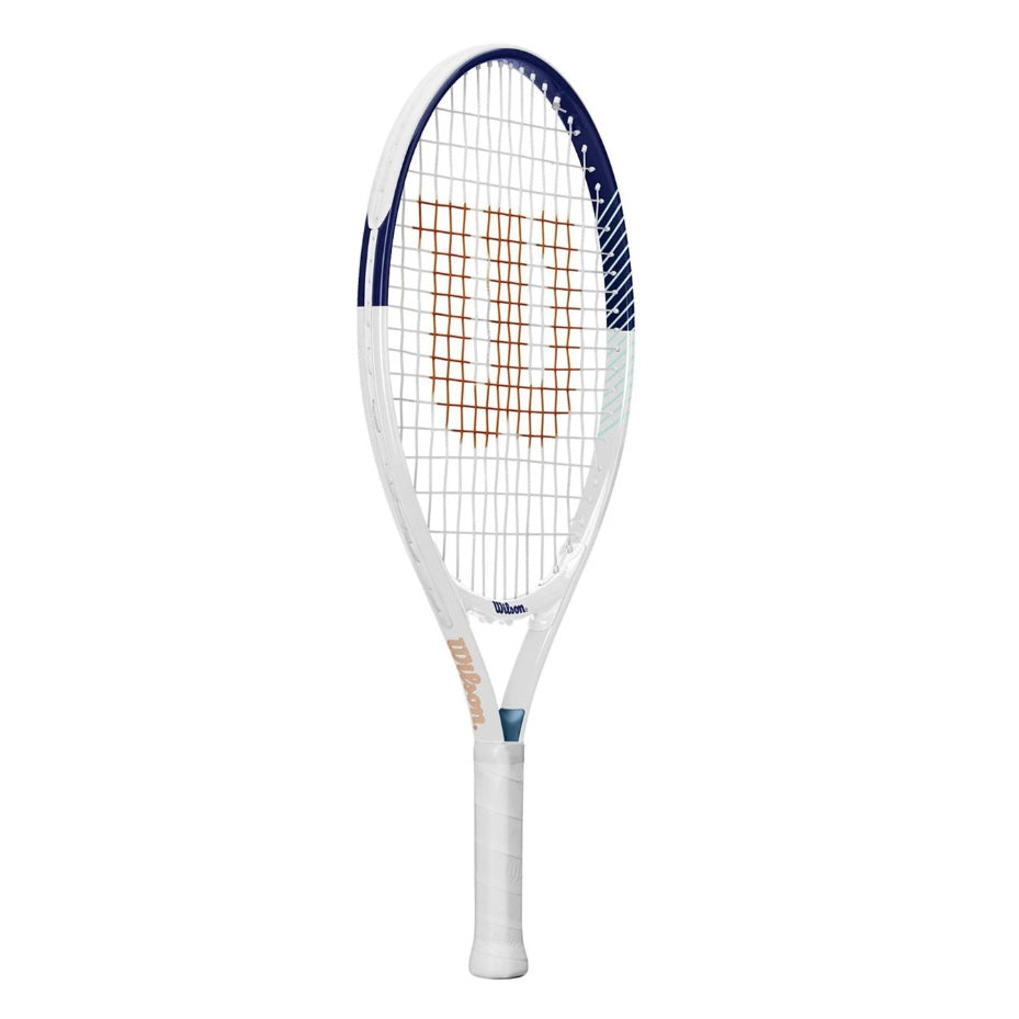 Wilson Roland Garros Elite 21 Junior Tennis Racket (Blue-white) (prestrung)