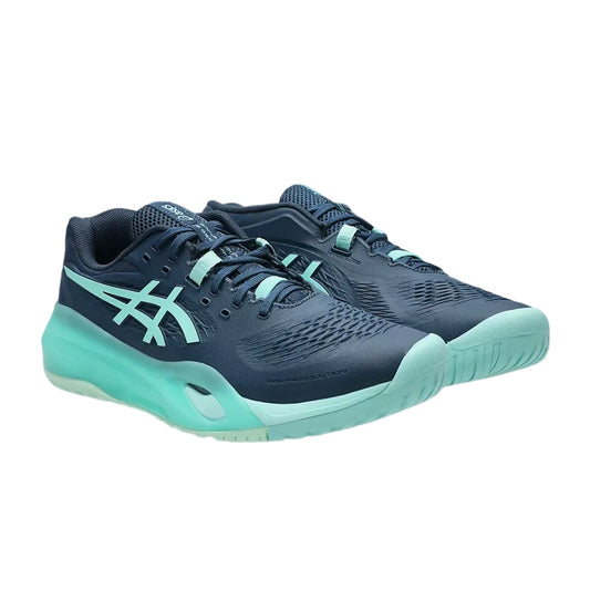 Asics Gel-Resolution X Men’s Tennis Shoes (Night Sky-Illuminate Mint)