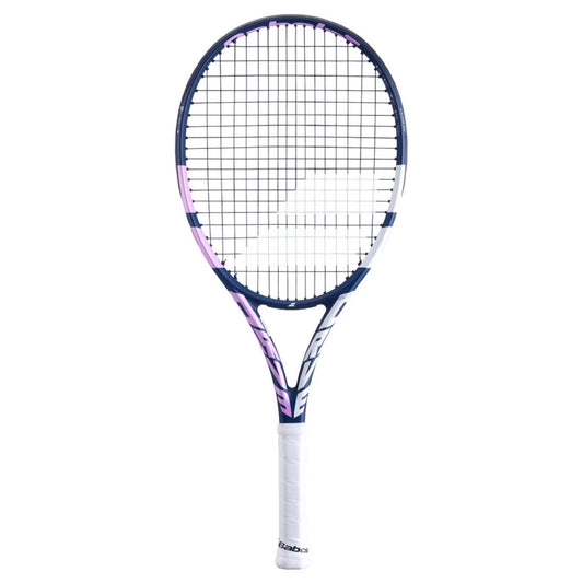 Babolat Pure Drive 26 Junior Tennis Racket (Blue-Pink) (prestrung)