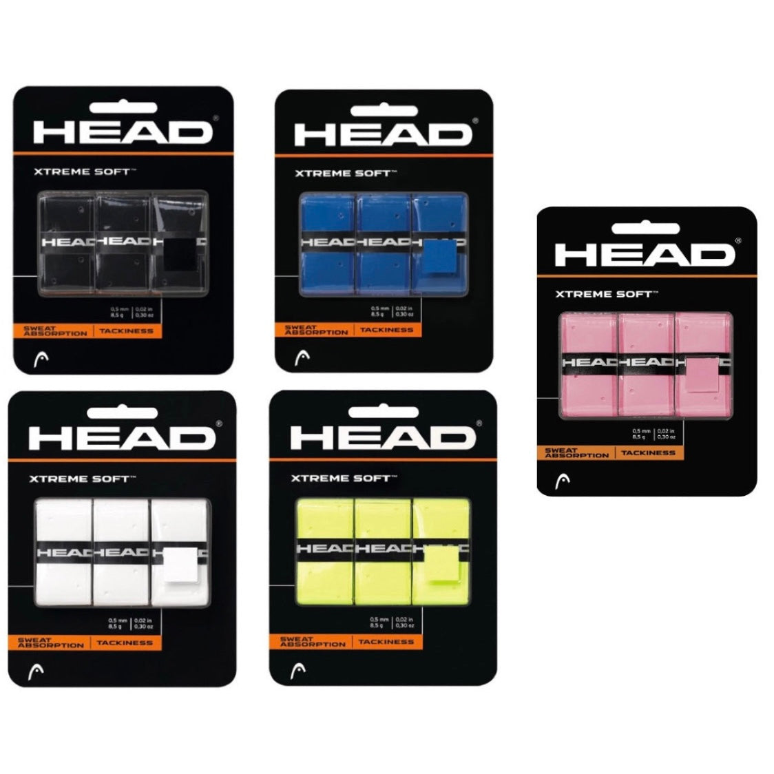 Head Xtreme Soft Overgrips (3 pack)