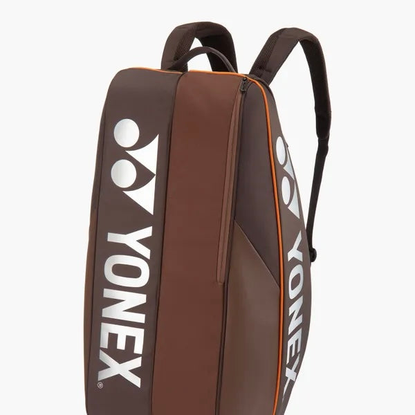Yonex Pro (6 Pack) Racket Bag (Espresso Brown)