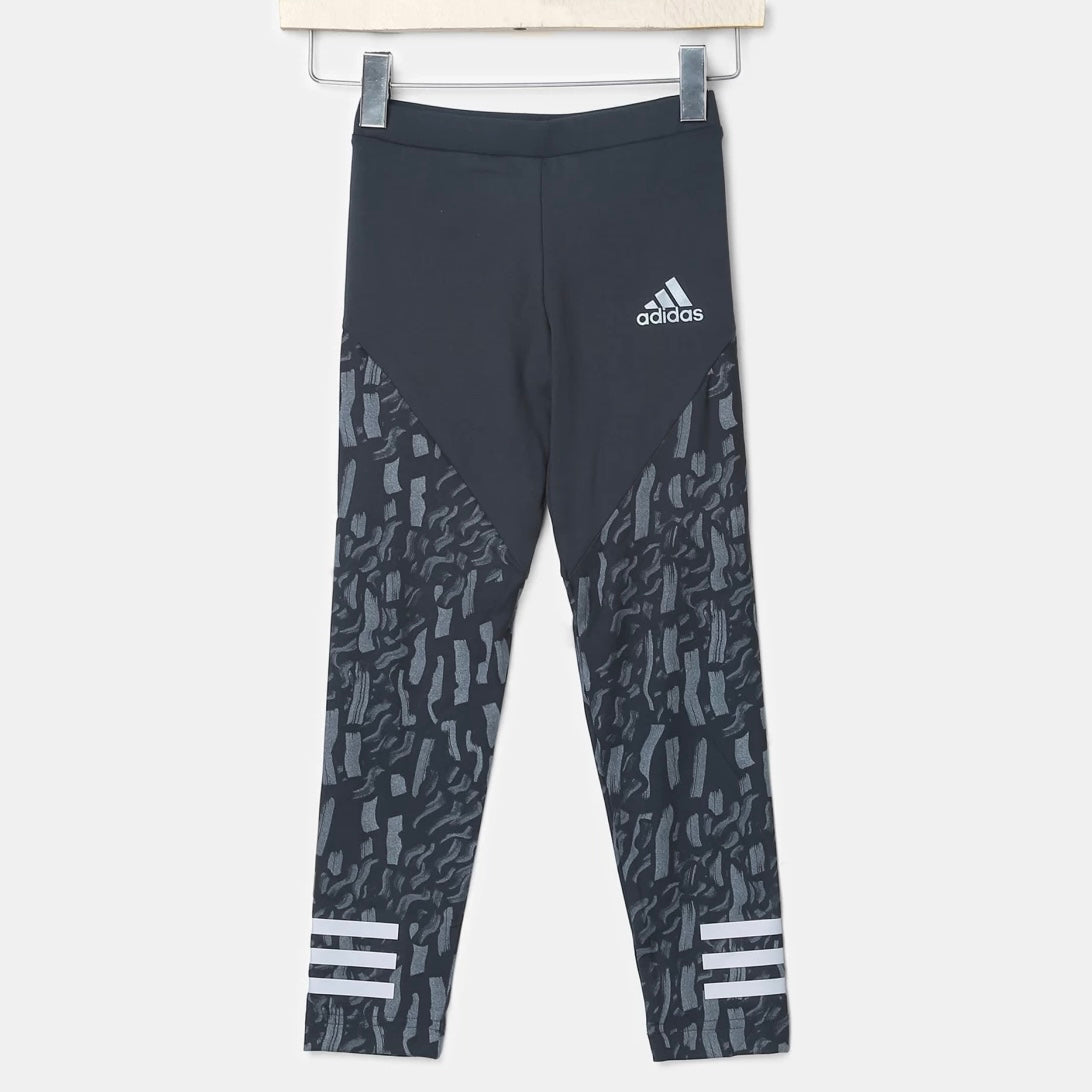 Adidas Junior Kids / Youth Girl's Tight pants (Grey)