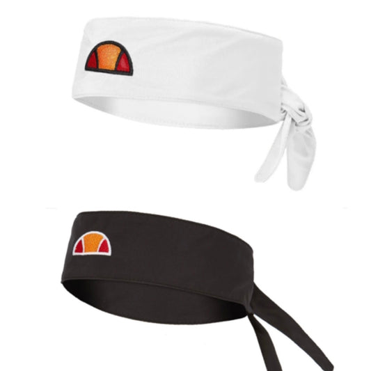 Ellesse Raddo Head Tie Bandana (Black / White)