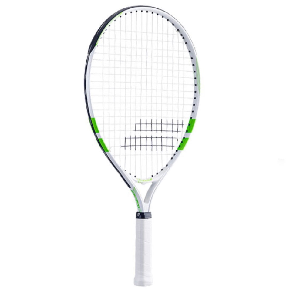 Babolat Comet 21 Junior Tennis Racket (White-Green) (Prestrung)