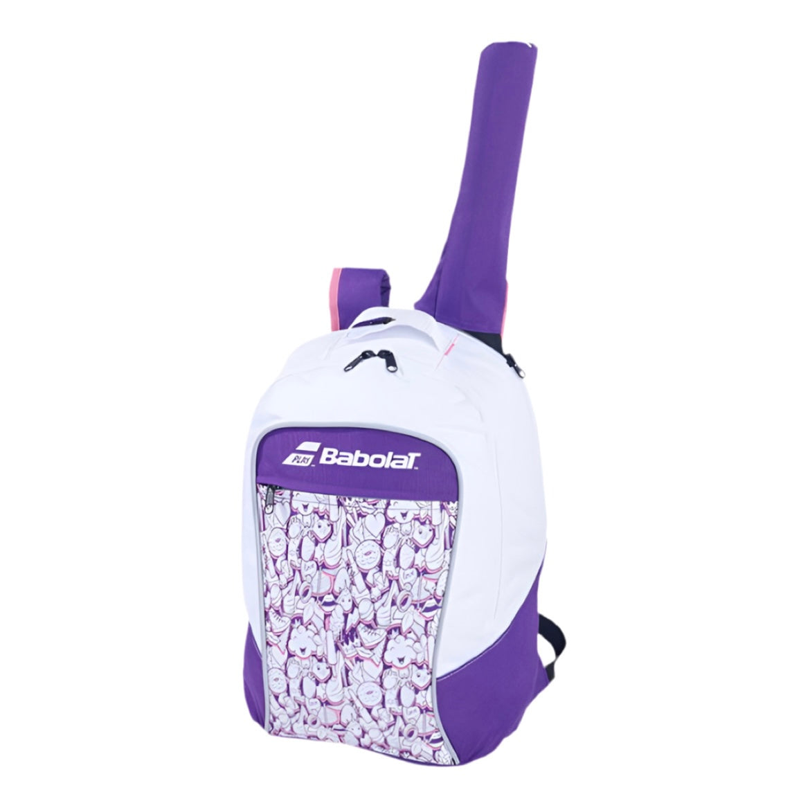 Babolat Junior Club Tennis Backpack (White-Purple)