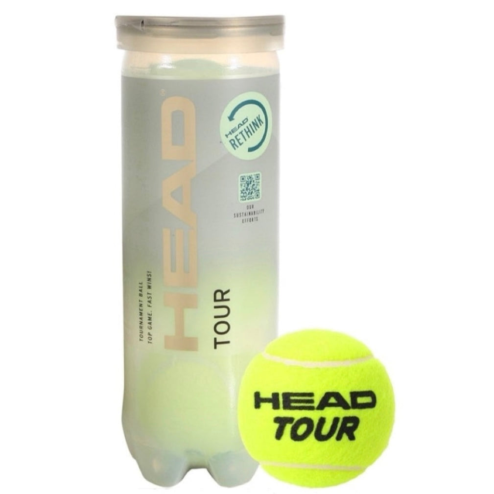 Head Tour Tennis Balls 3B (3 balls per can)