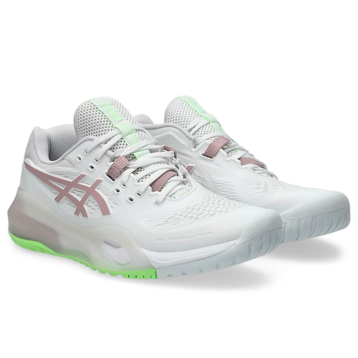 Asics Gel-Resolution X Wide (D) Women's Tennis Shoes (White-Morganite) - SportStation HK