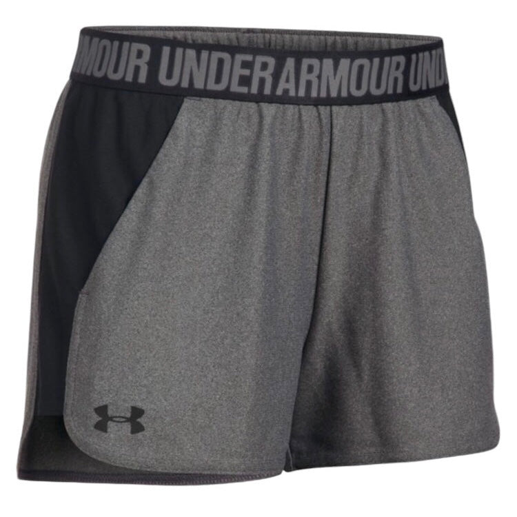 Under Armour Women's Dri-FIT Play Up 2.0 Shorts (Grey-black)