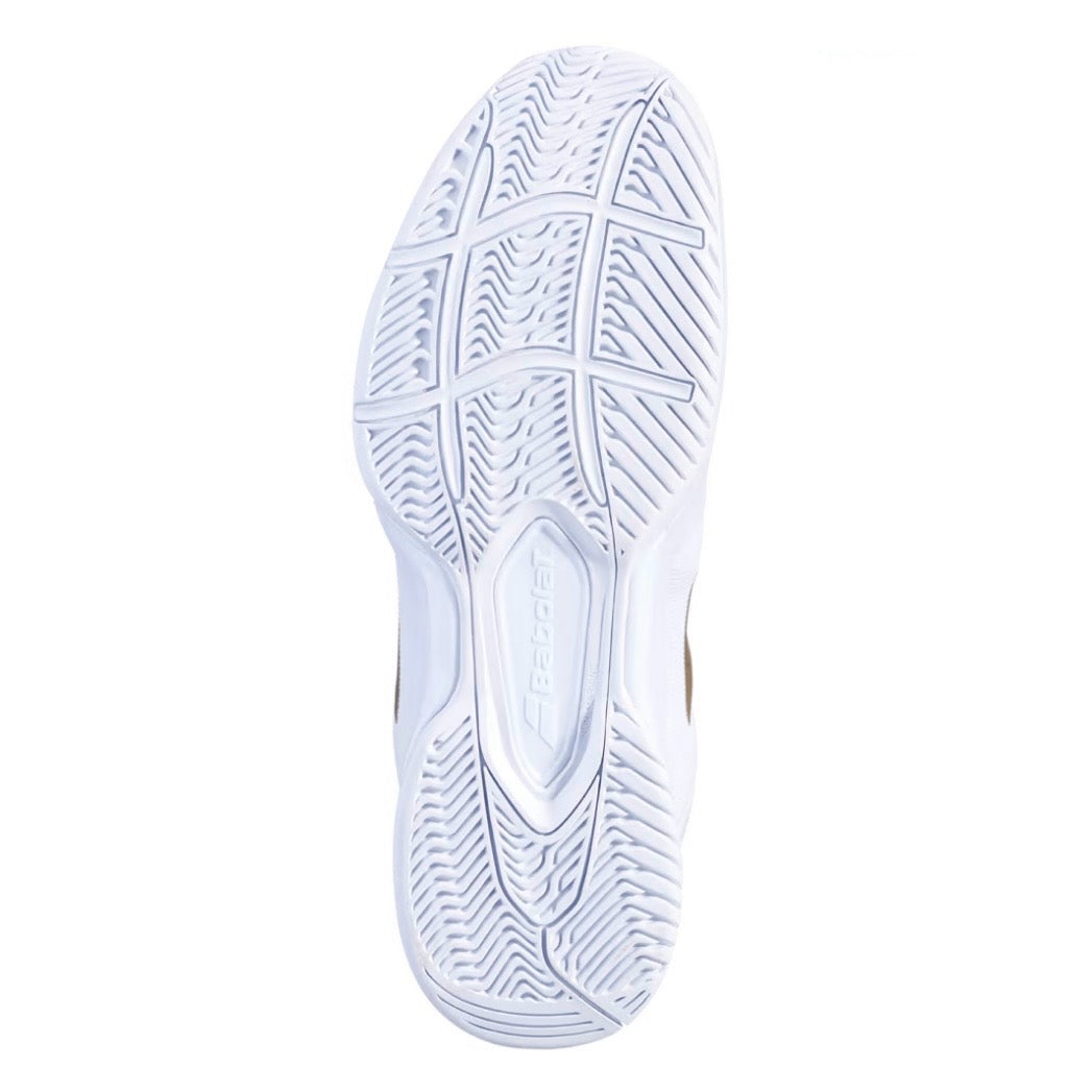 Babolat SFX3 All Court Wimbledon Men's Tennis Shoes (White-gold)