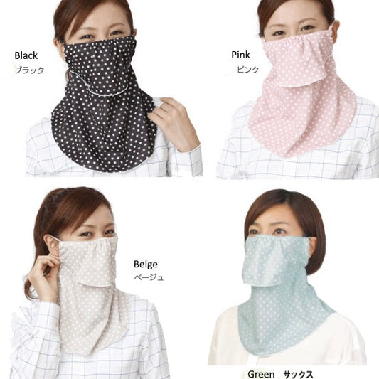 Japan Marufuku Fibre Tennis Face UV Mask