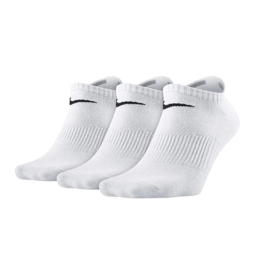 Nike Lightweight No Show 3-Pack Socks (White)