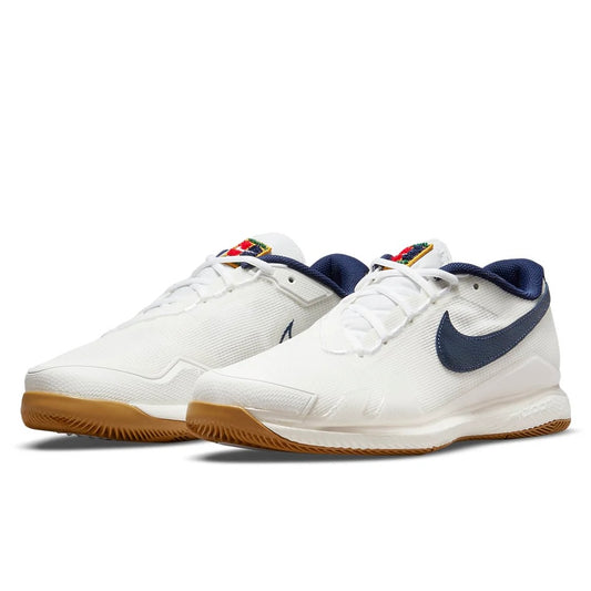 Nike Court Air Zoom Vapor Pro Hard Court Men’s Tennis Shoes (Summit White-Binary Blue)