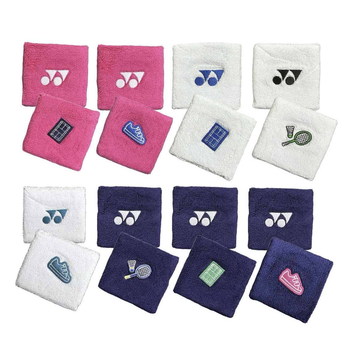 Yonex 8cm Logo Wristband (a pair)