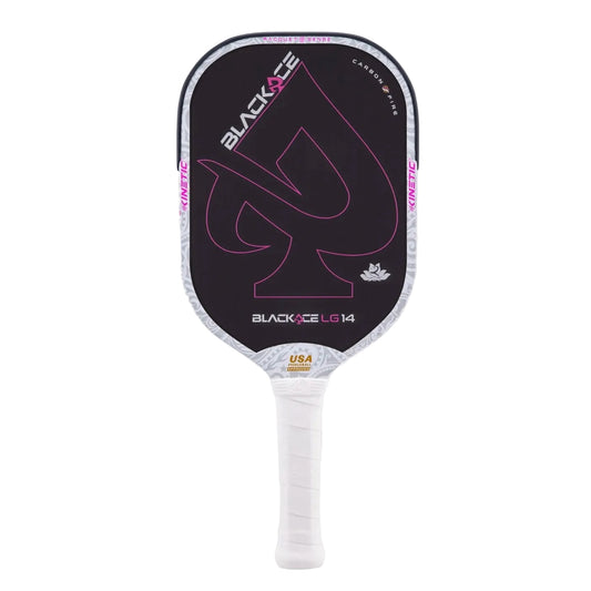 ProKennex Black Ace LG (Long Grip) 14 Pickleball Paddle (White)