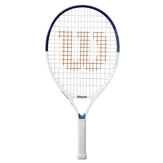 Wilson Roland Garros Elite 21 Junior Tennis Racket (Blue-white) (prestrung)