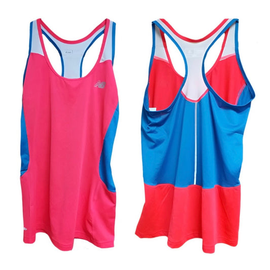 New Balance Girls Tank (Red-Blue) size L/14