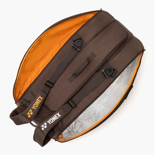 Yonex Pro (9 Pack) Racket Bag (Espresso Brown)