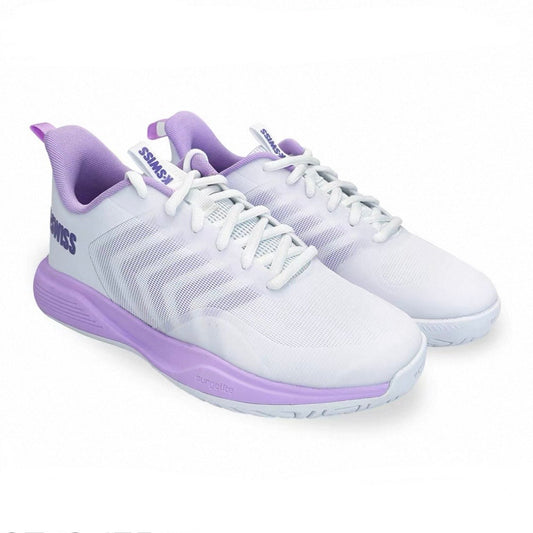 K-Swiss Ultrashot Break Women’s Tennis Shoes (White-Purple)
