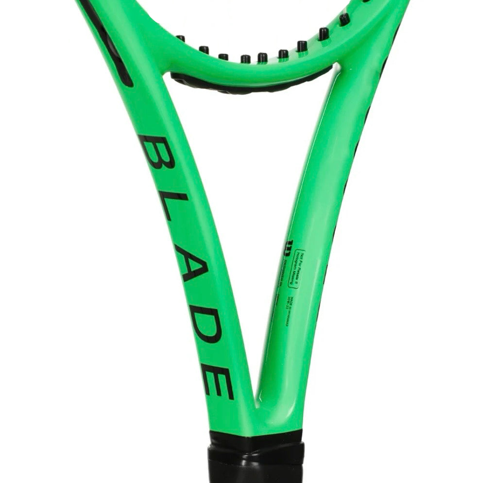 Wilson Blade 100L v8 Neon Green Limited Edition Tennis Racket (285g) (Unstrung)