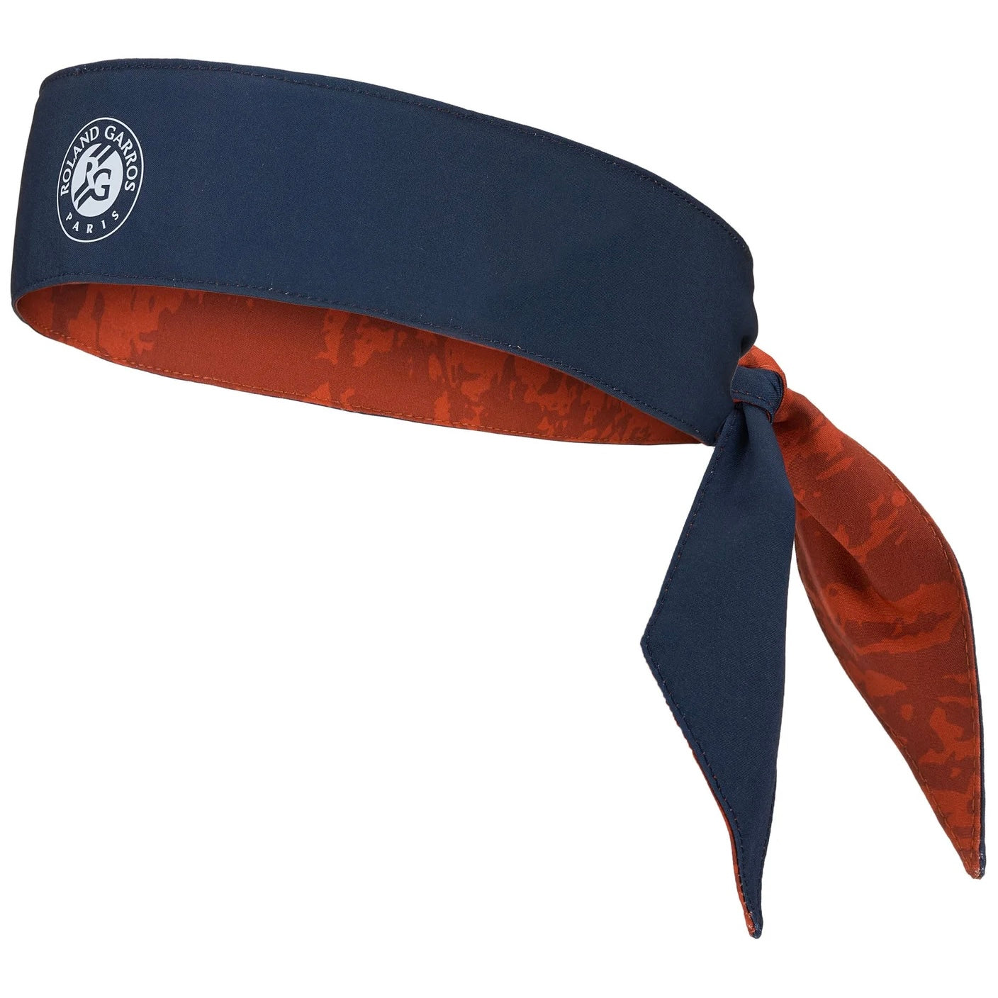 Roland Garros Reversible Men’s Bandana Head Tie (Navy-Terre Battue)