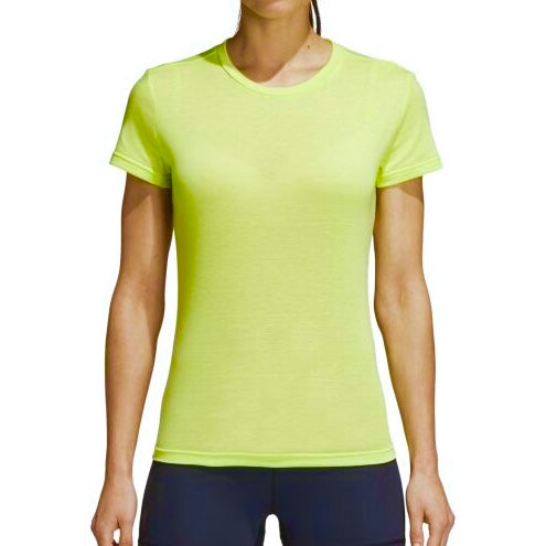 [CLEARANCE] Adidas Women’s FreeLift Prime Tee Top T-Shirt (Lime Yellow)