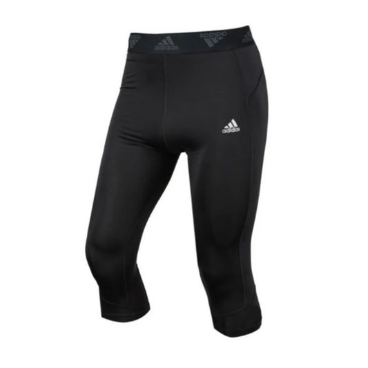 Adidas Youth Junior / Women’s  3/4 Tights Pants Leggings (Black) (Size: 164cm)