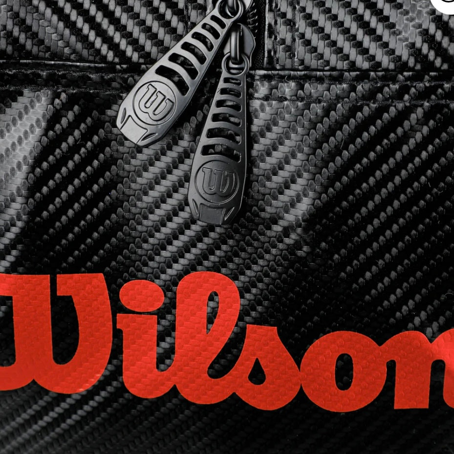 Wilson Elite Special Edition Duffle Bag (Black-Red)