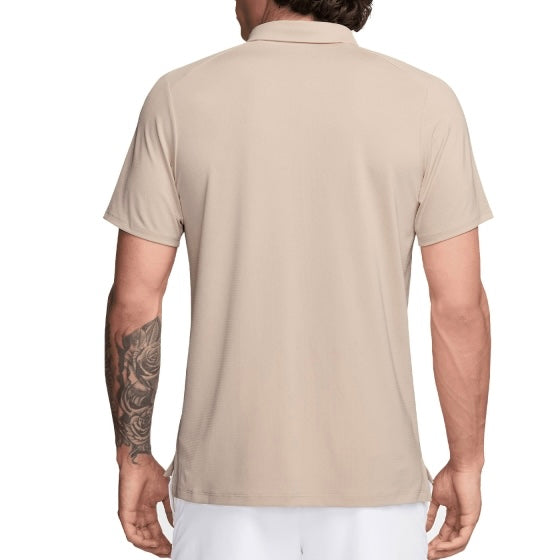 Nike Court Advantage Men’s Dri-FIT Tennis Polo Top Tee Shirt (Sand Drift-Light British Tan)