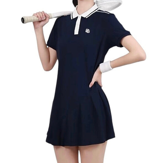 Roland Garros Women’s Logo Dress (Navy)