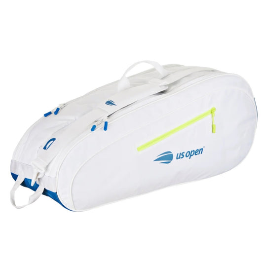 Wilson US Open 2024 Team (6 Pack) Racket Bag (White-blue)