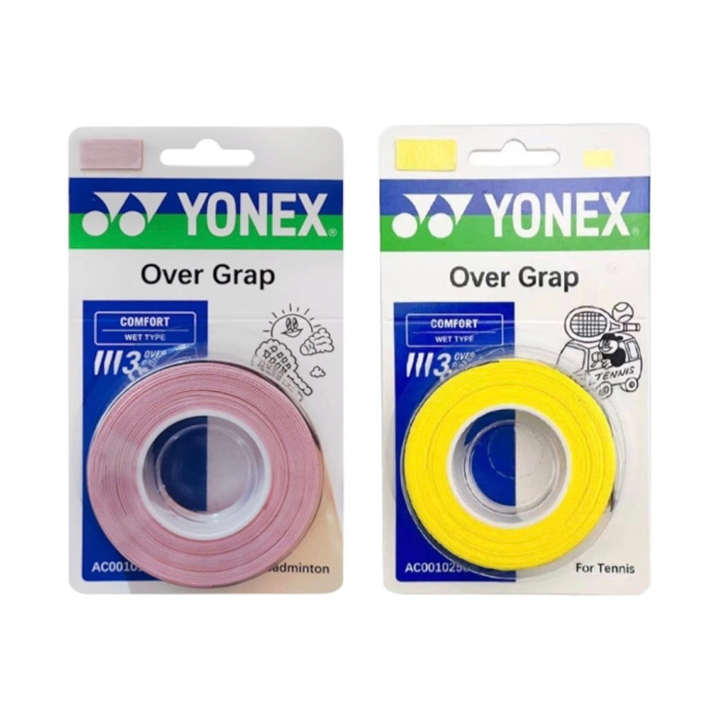 Yonex Artist Collection Over Grap Overgrip (Black / White) (3 pieces)