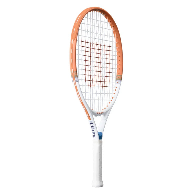 Wilson 2026 Roland Garros Elite 21 Junior Tennis Racket (Clay-white) (prestrung)