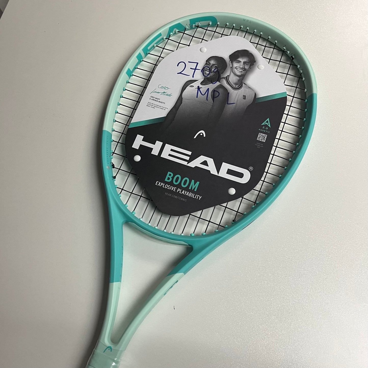 Head Boom MP L Alternate 2024 Tennis Racket (270g) (Strung with HEAD Lynx black @ 52lbs)