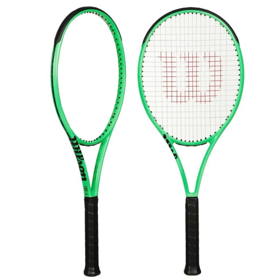 Wilson Blade 100L v8 Neon Green Limited Edition Tennis Racket (285g) (Unstrung)