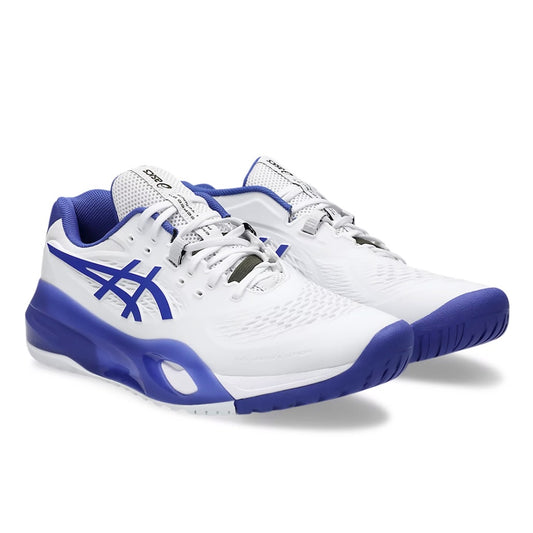 Asics Gel-Resolution X Men’s Tennis Shoes (White-Dark Cobalt)