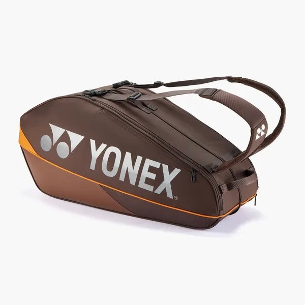 Yonex Pro (6 Pack) Racket Bag (Espresso Brown)