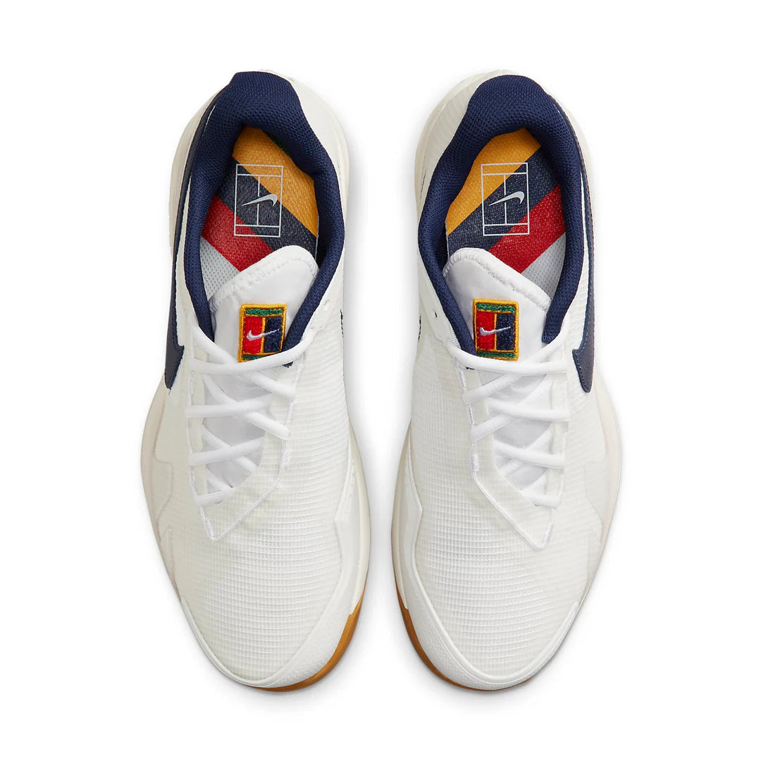 Nike Court Air Zoom Vapor Pro Hard Court Men’s Tennis Shoes (Summit White-Binary Blue)