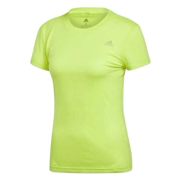 [CLEARANCE] Adidas Women’s FreeLift Prime Tee Top T-Shirt (Lime Yellow)
