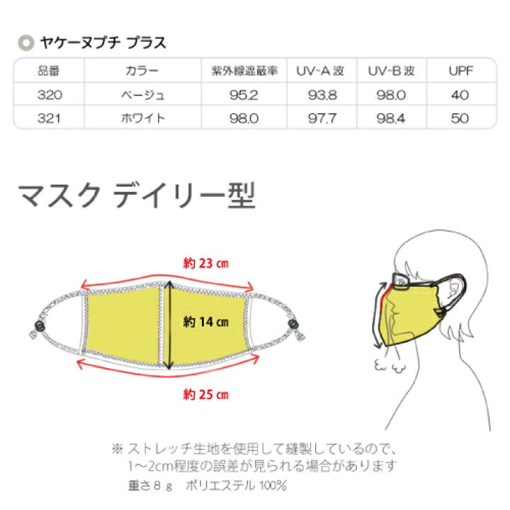 Yakenu UV cut mask