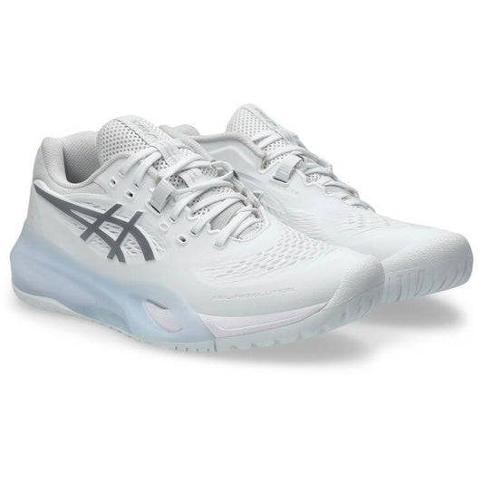 Asics Gel-Resolution X Women's Tennis Shoes (White-Pure Silver)