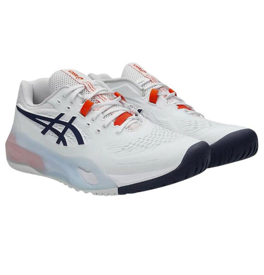 Asics Gel-Resolution X Men's Tennis Shoes (White-Indigo Fog)