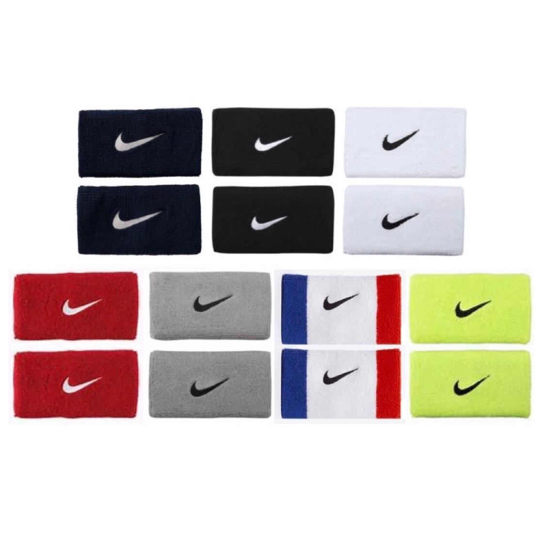 Nike Swoosh Doublewide Wristbands (a pair)