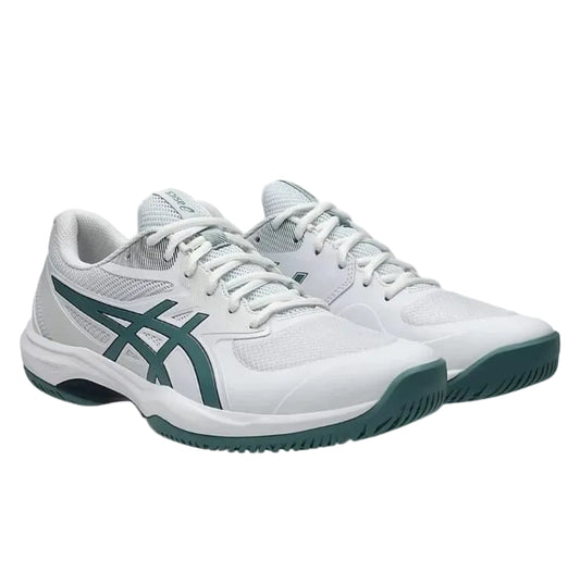Asics Game FF Men’s Tennis Shoes (White-Foggy Teal)