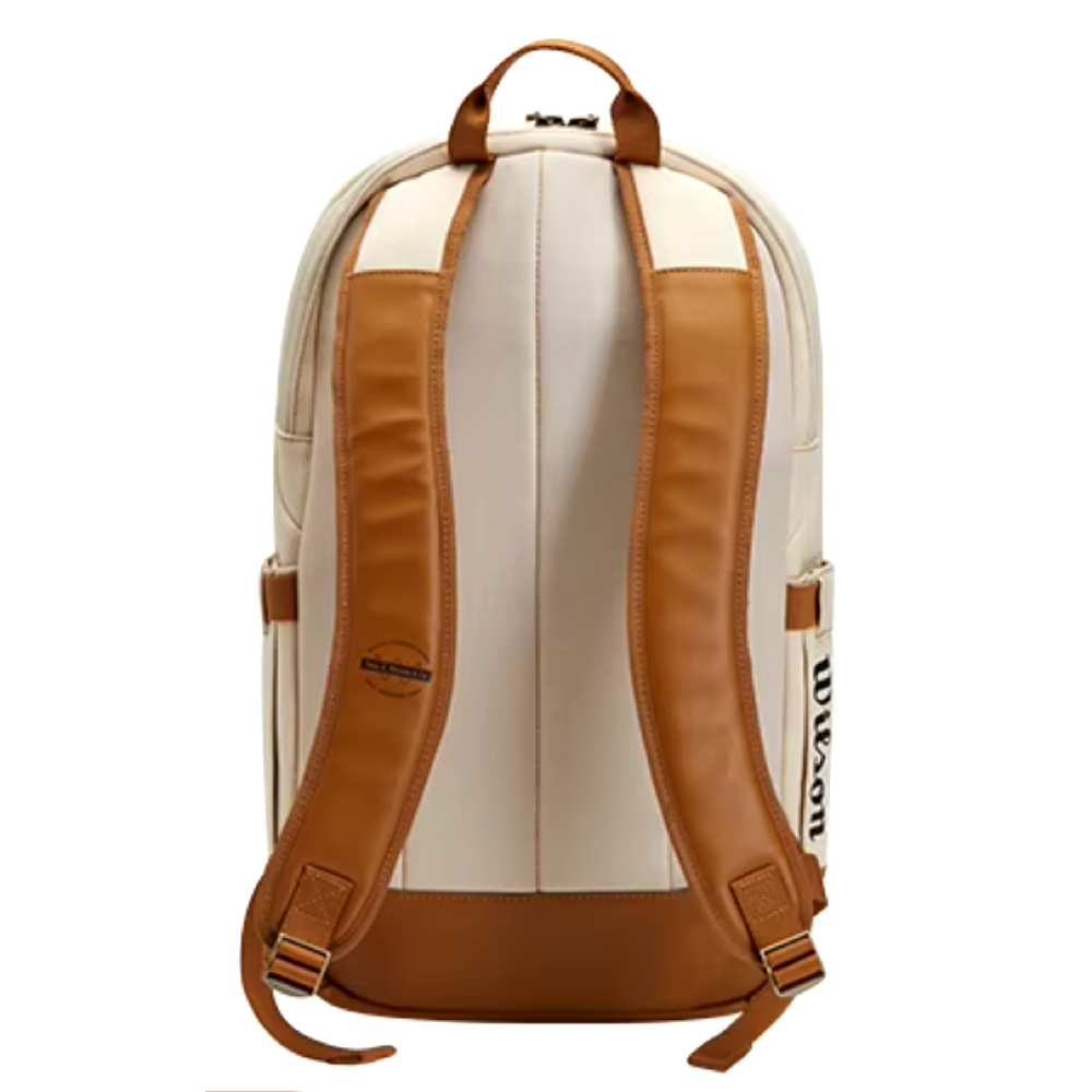 Wilson 110th Anniversary Backpack Bag (Cream-Brown)