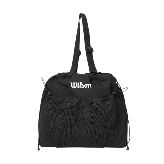 Wilson All Around Drawstring Multi Purpose Tote Bag (Black)