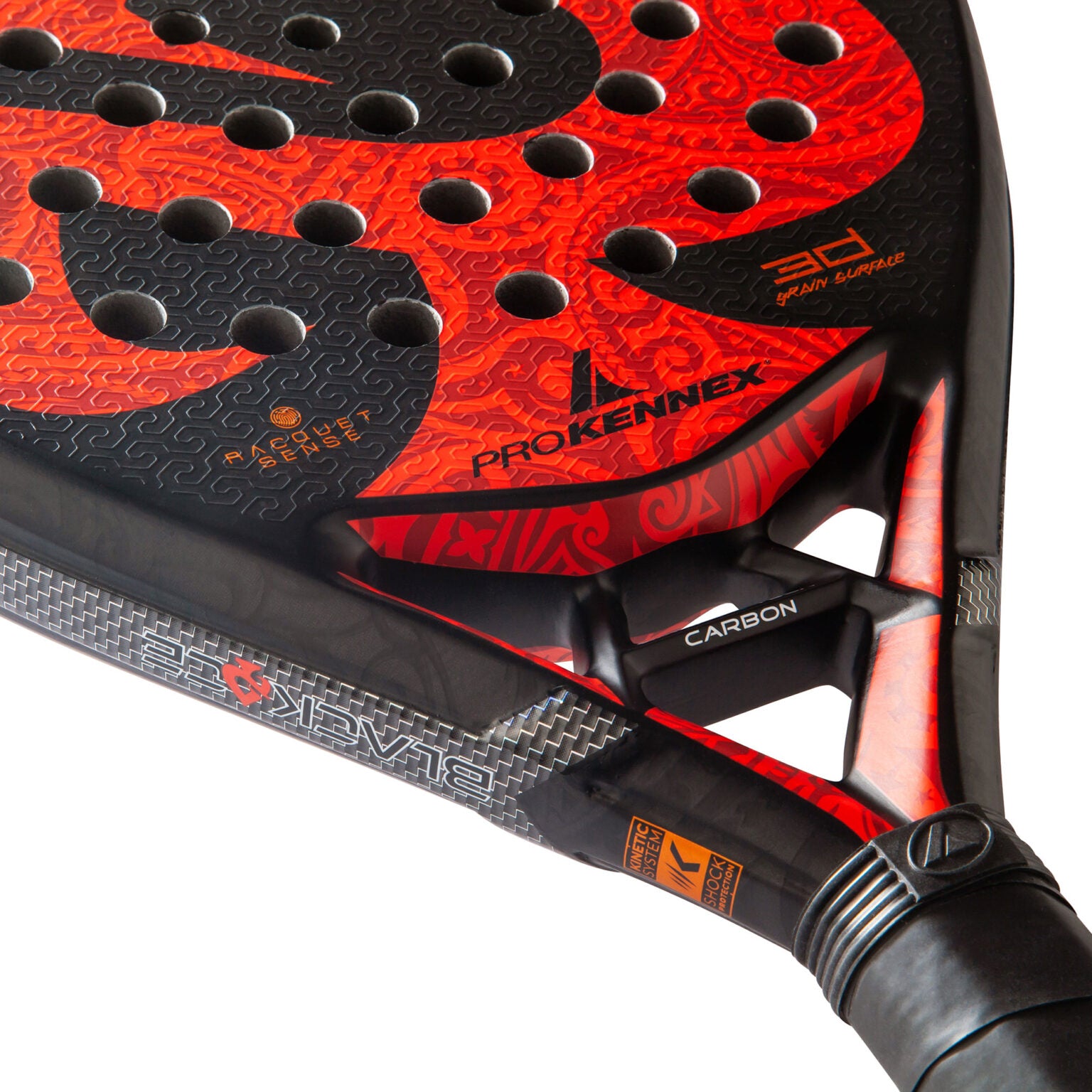 ProKennex Black Ace Red Padel Racket - SportStation HK